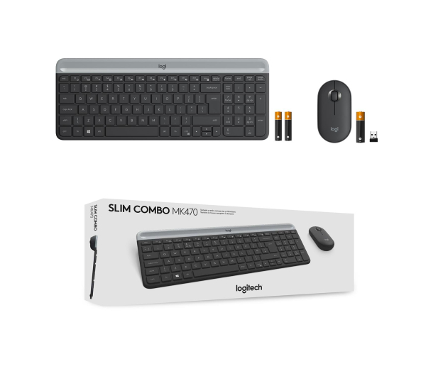 Logitech OUTLET - MK470 grafitowy - 1478428 - zdjęcie 15
